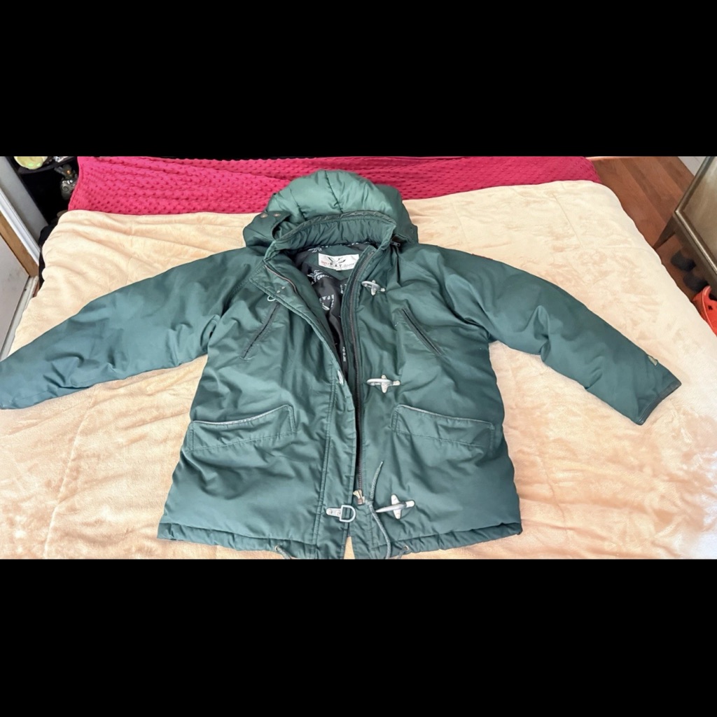 Triple FAT Goose Mens Medium Vintage Green Duck Down Filled Jacket